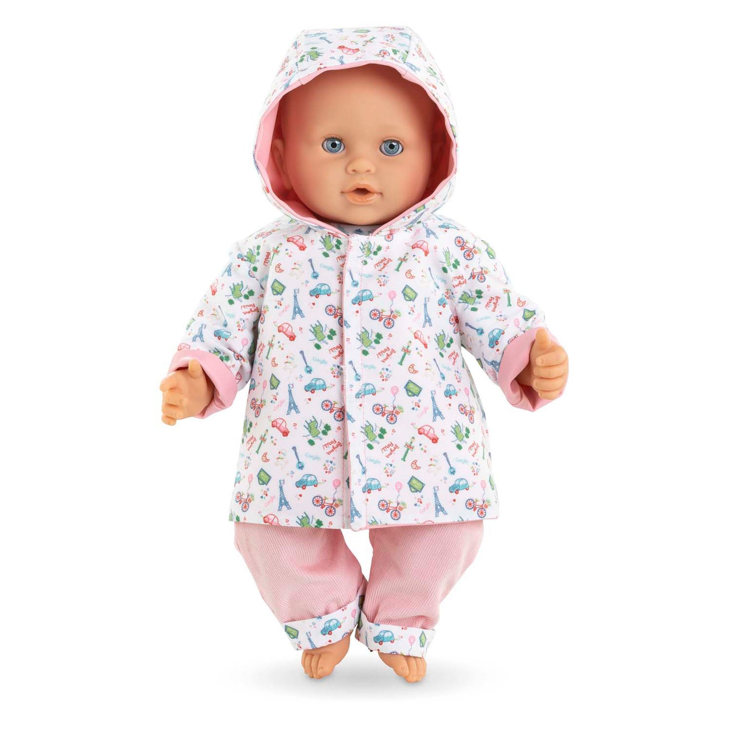 Corolle réversible imperméable pour bébé poupée, 36 cm