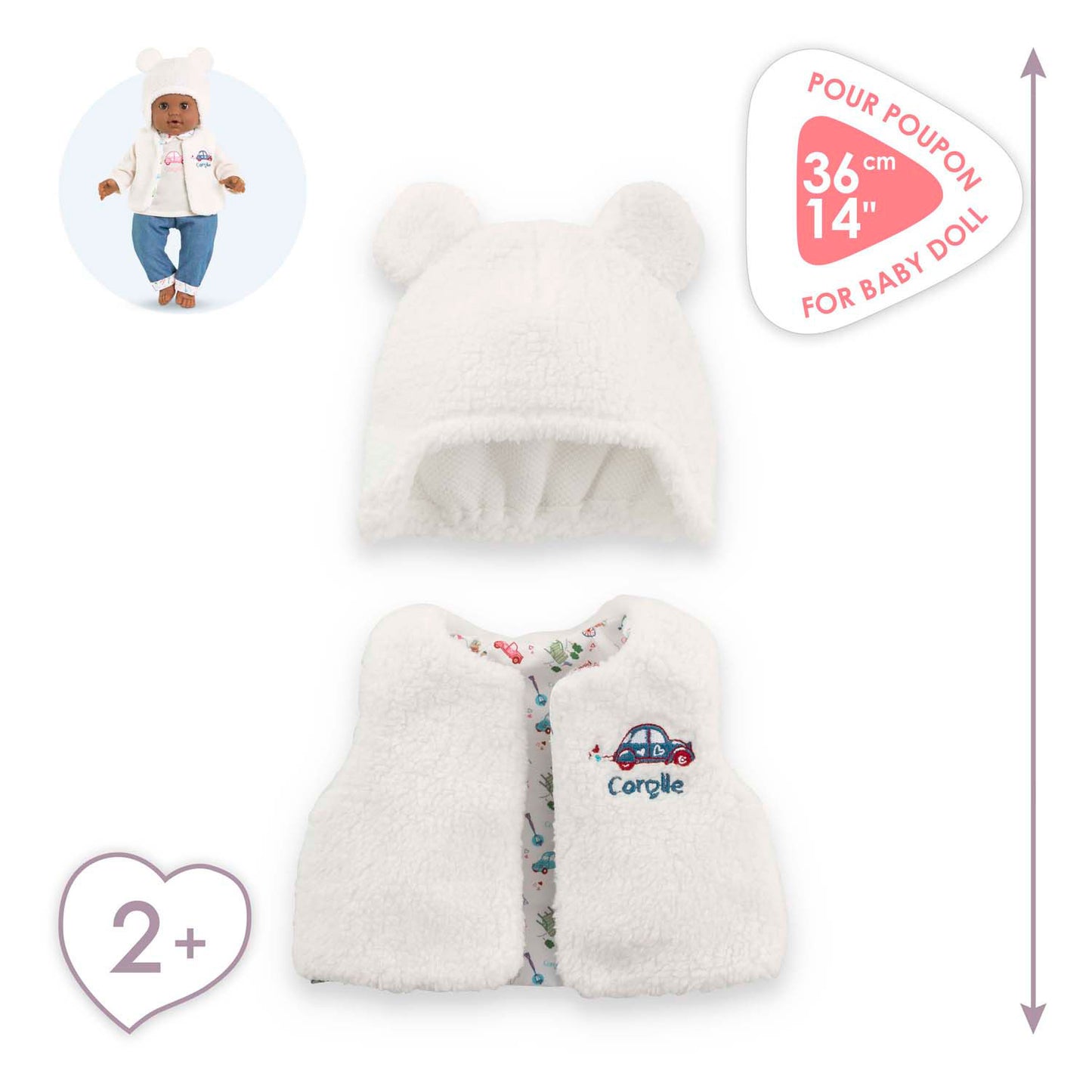 Corolle Winter set pour bébé pop, 36 cm