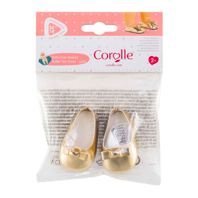 Corolle Gold Ballet Flat Chaussures pour bébé pop, 36 cm