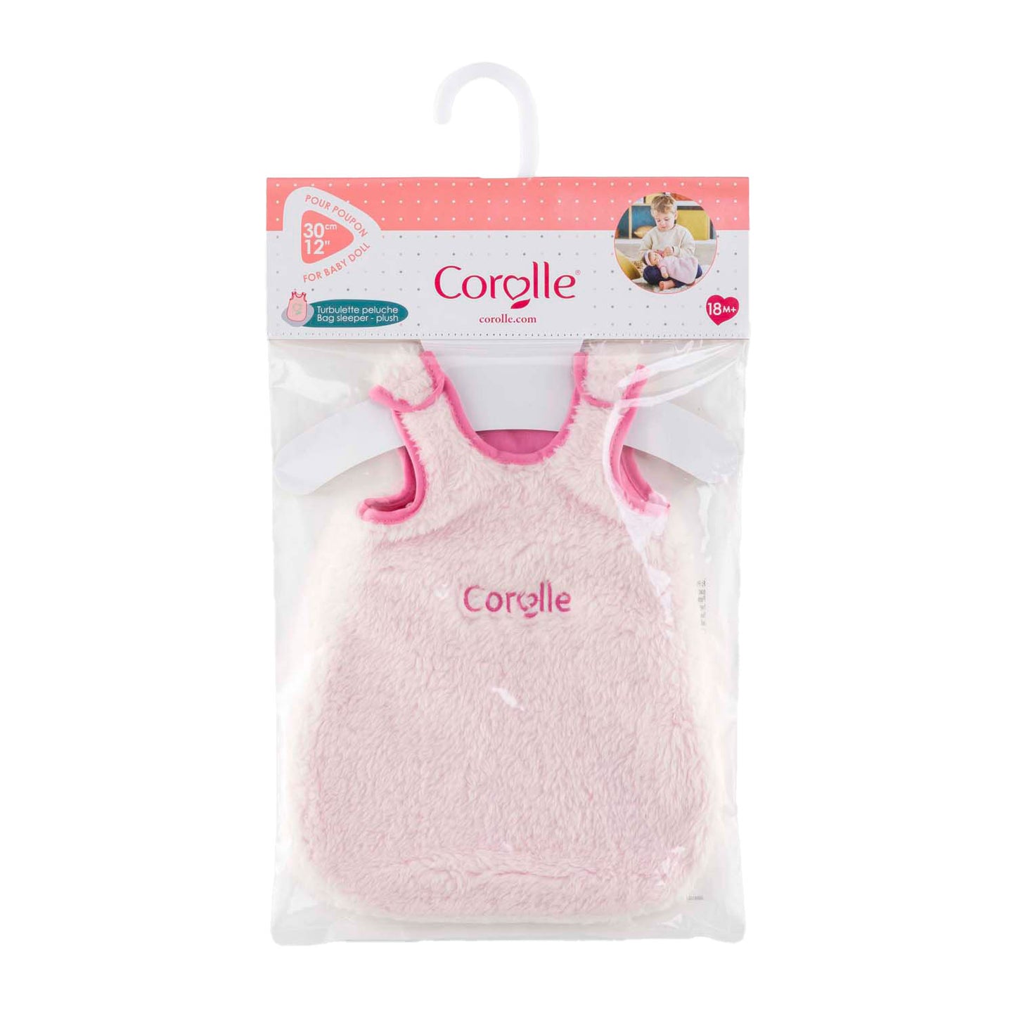 Sac de couchage en peluche corolle pour poupées, 30 cm