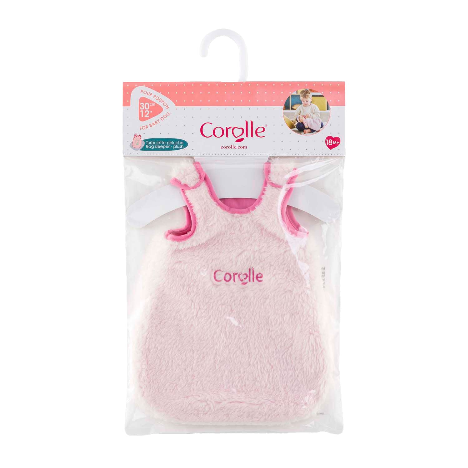 Sac de couchage en peluche corolle pour poupées, 30 cm