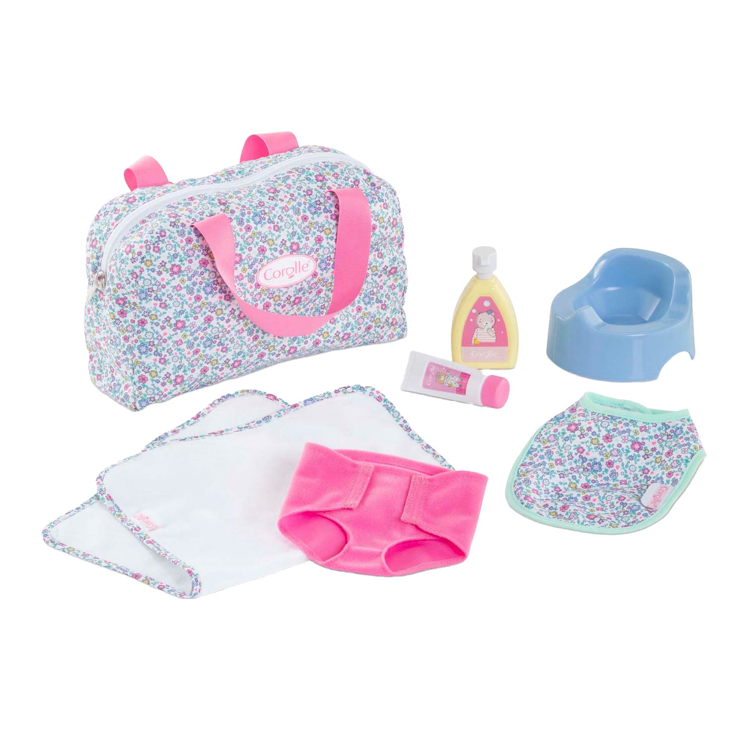 Corolle Diaper Accessories Flowers Set pour bébé pop, 36 cm