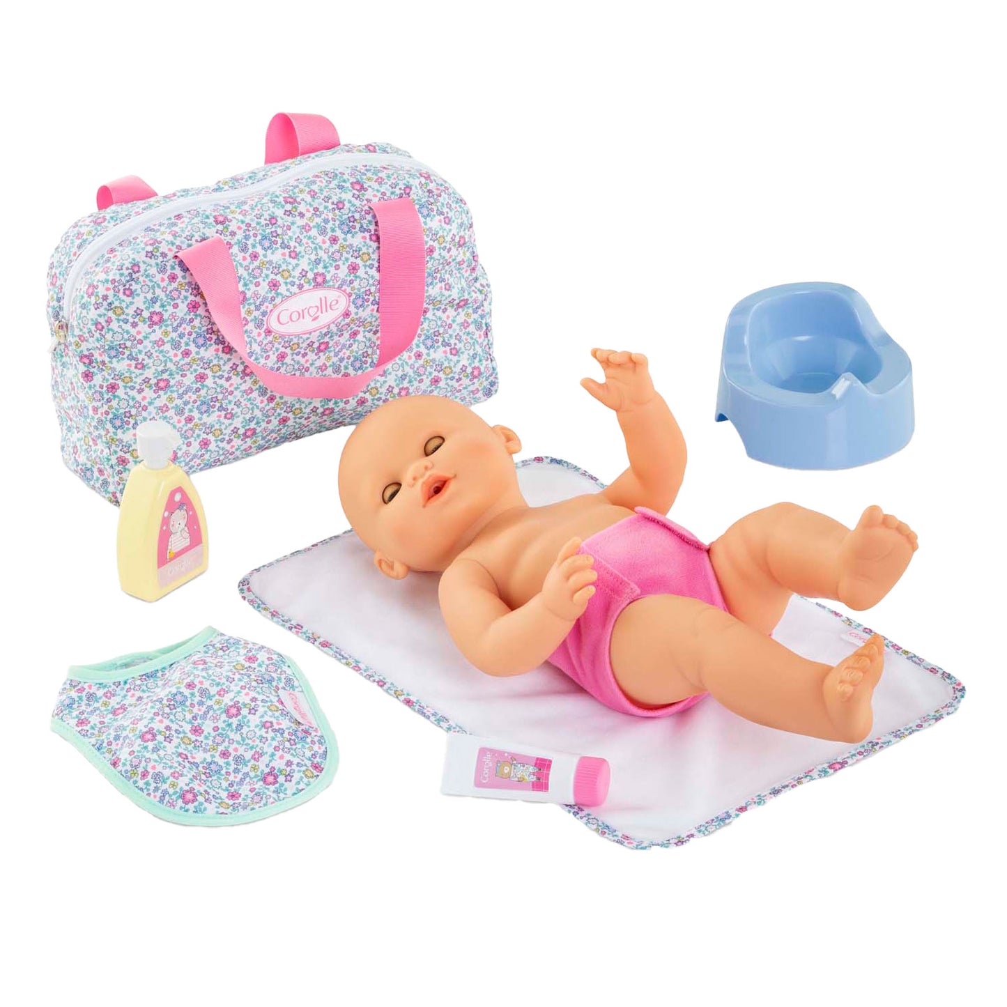 Corolle Diaper Accessories Flowers Set pour bébé pop, 36 cm