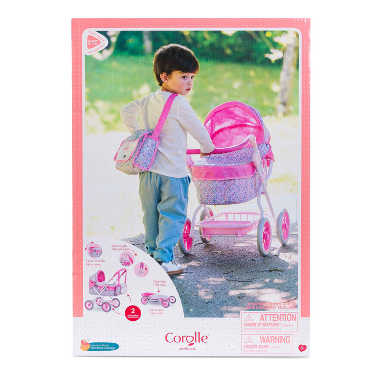 Landau de poupée Corolle fleurs pour poupée bébé de 36-42cm