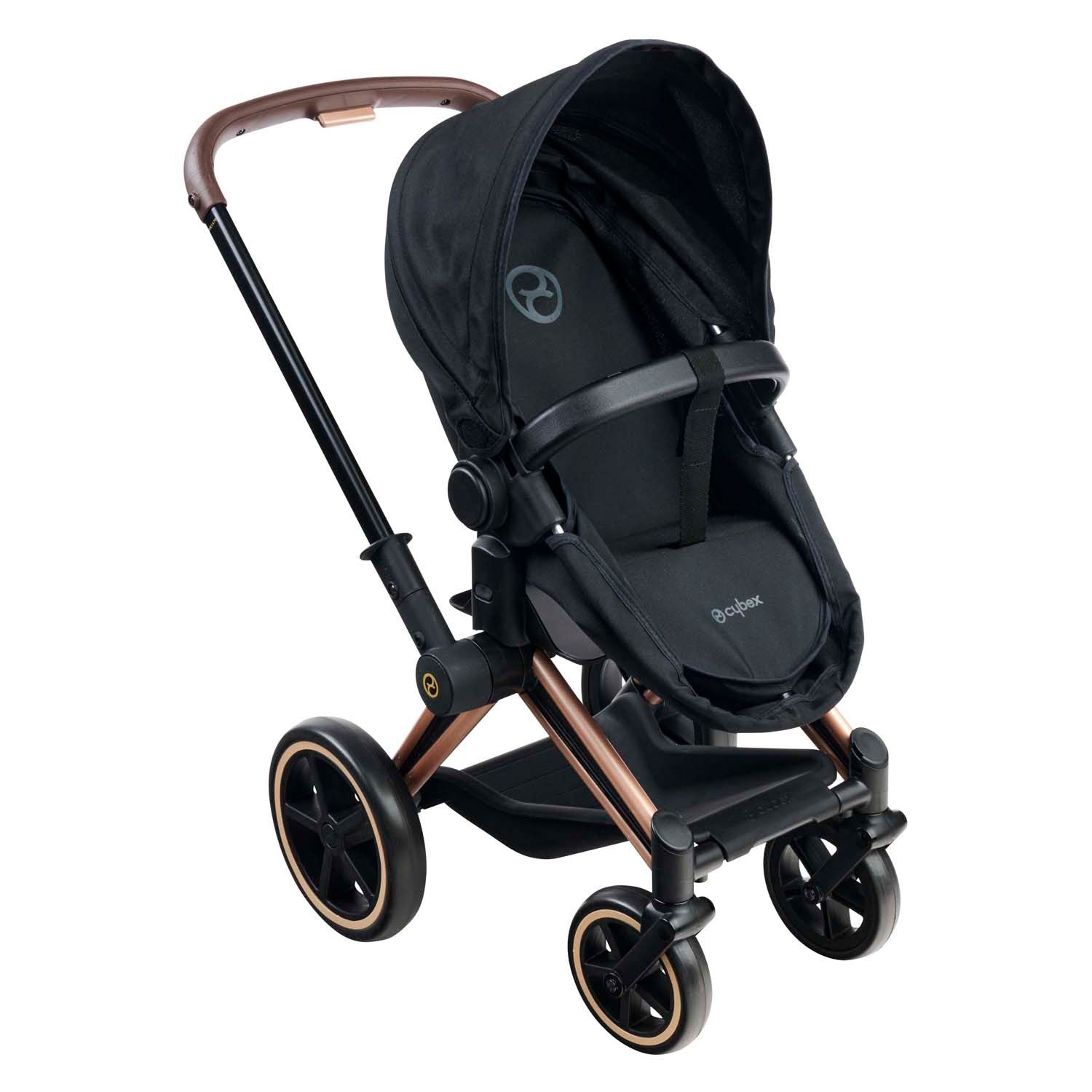 Landau de poupée Corolle noir 3 en 1 pour poupée bébé de 36-42cm
