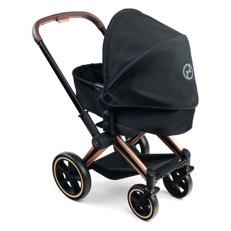Landau de poupée Corolle noir 3 en 1 pour poupée bébé de 36-42cm