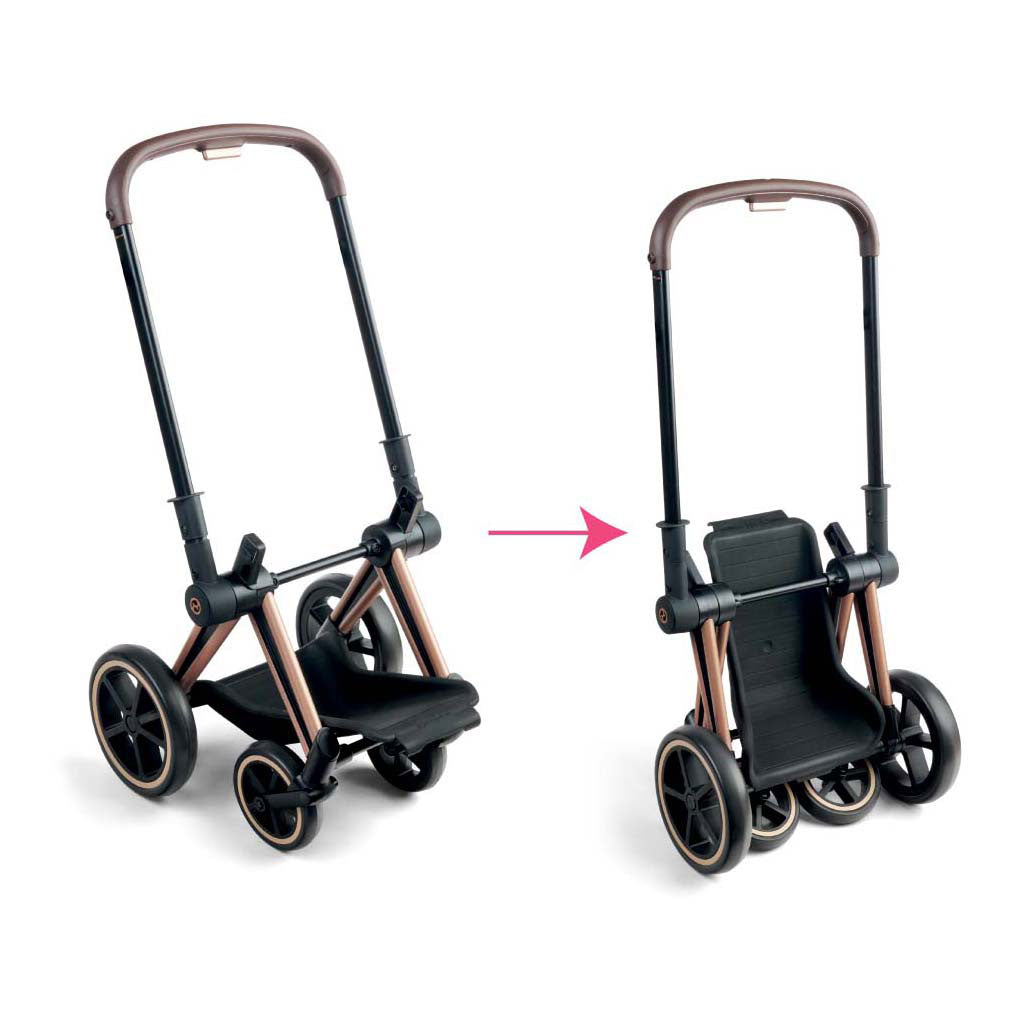 Landau de poupée Corolle noir 3 en 1 pour poupée bébé de 36-42cm