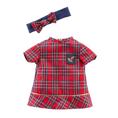 Robe de vacances et bandeau Corolle pour poupée bébé, 36cm
