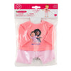 Pyjama rose corolle pour poupées de 36 cm, 2dlg.