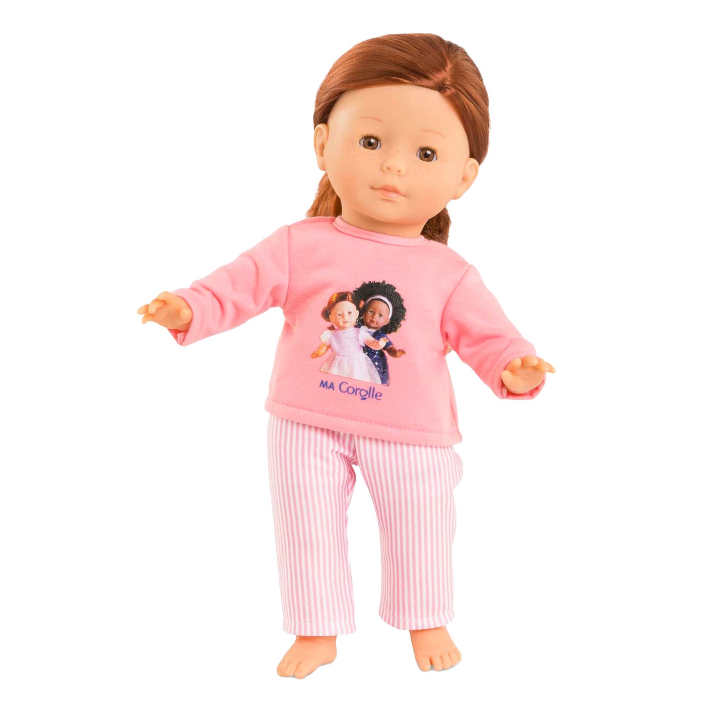 Pyjama rose corolle pour poupées de 36 cm, 2dlg.