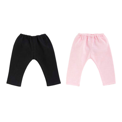 Ensemble corolle de 2 leggings pour poupées, 36 cm