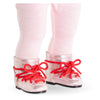 Bottes de neige rose corolle pour poupées, 36 cm