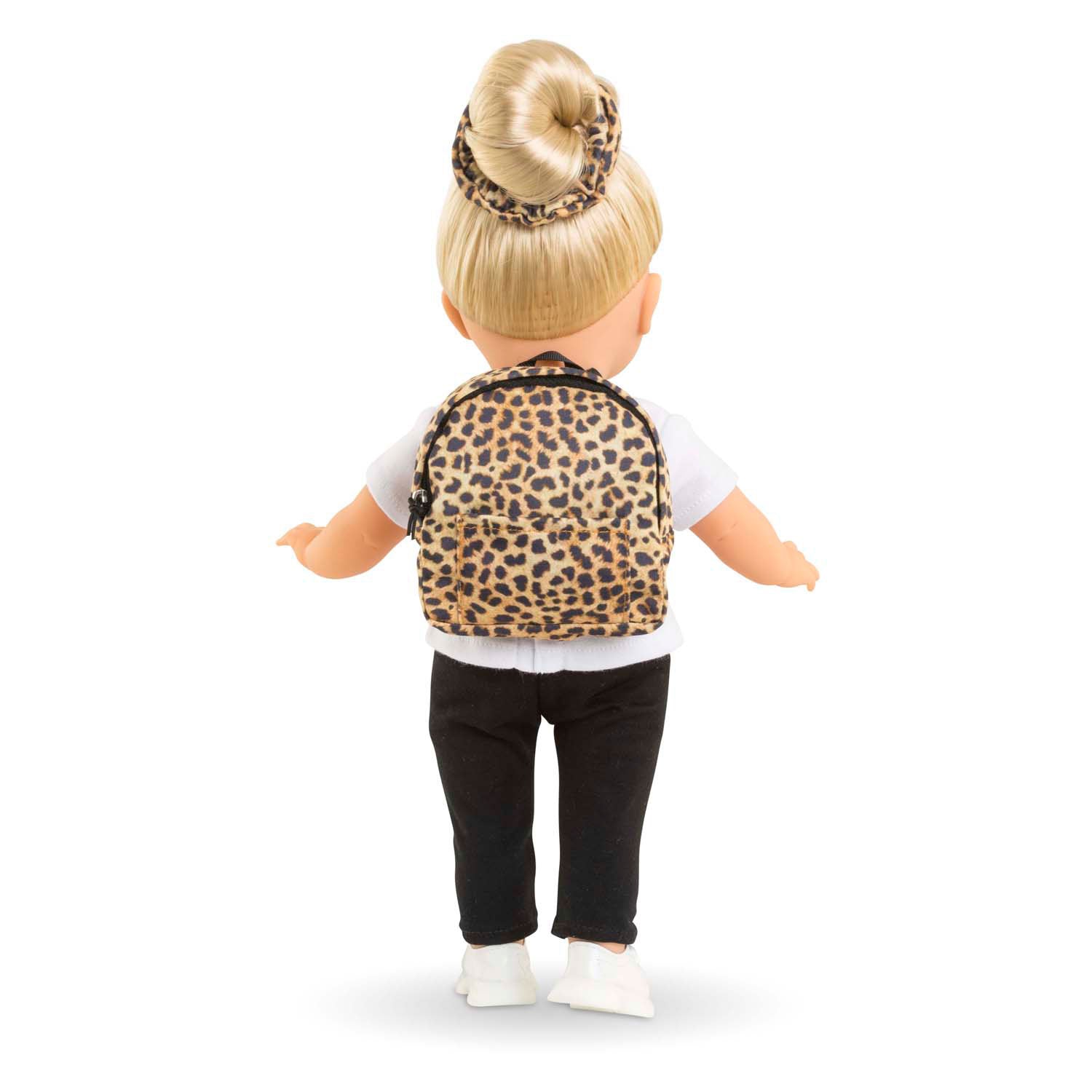 Corolle Sac à dos pour Dolls Leopard, 36 cm