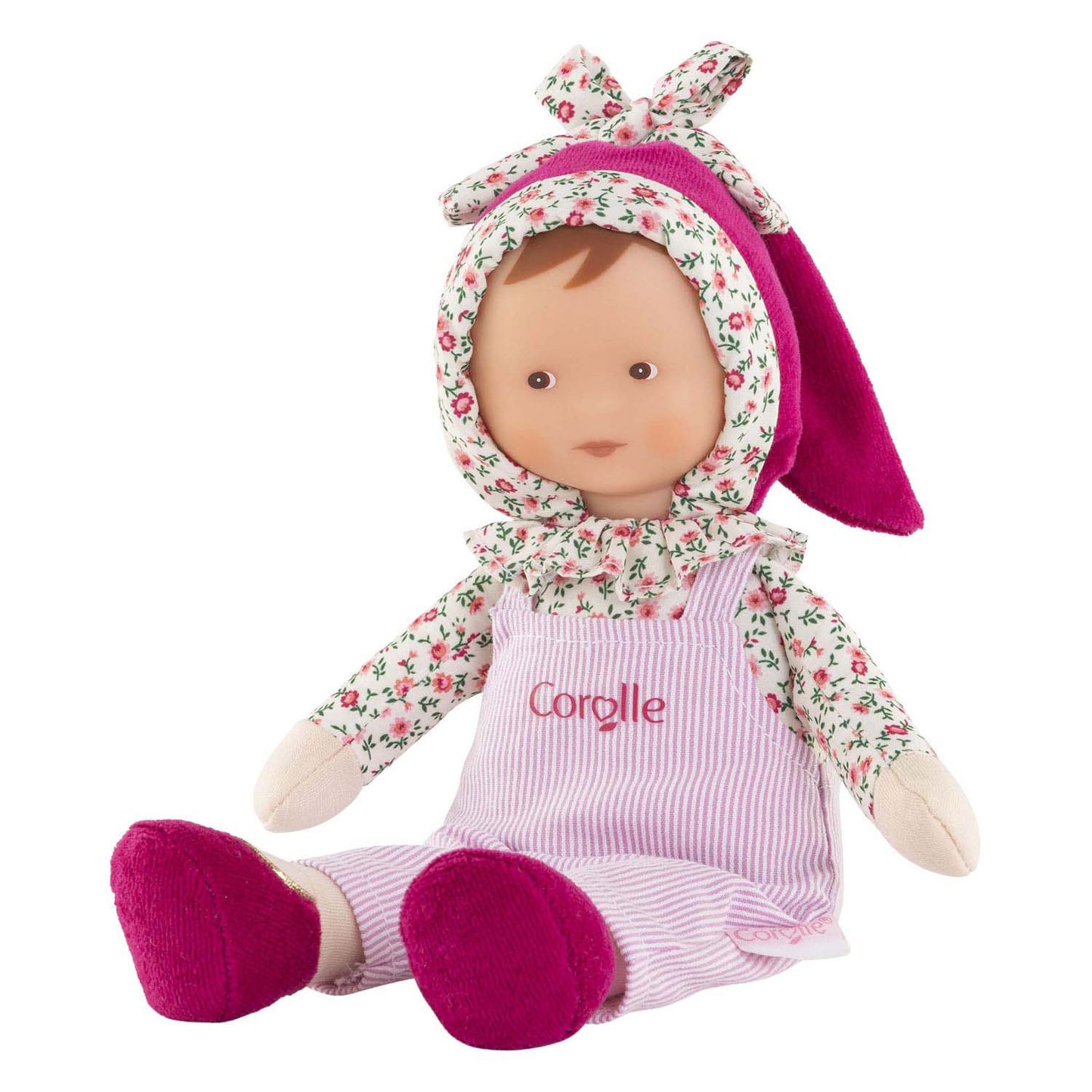 Corolle mon doudou poupée bébé miss chic rose grenadine - 25cm