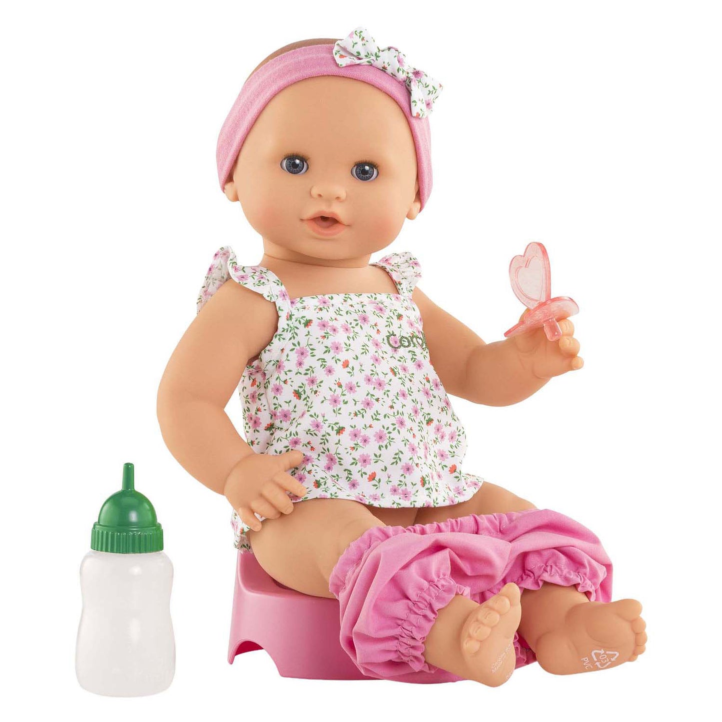 Corolle mon grande poupon poupée qui boit et fait pipi emma - 36cm