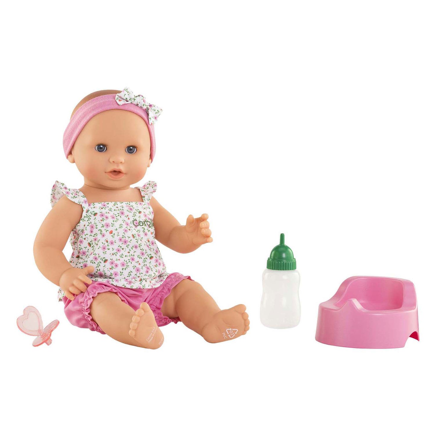 Corolle mon grande poupon poupée qui boit et fait pipi emma - 36cm