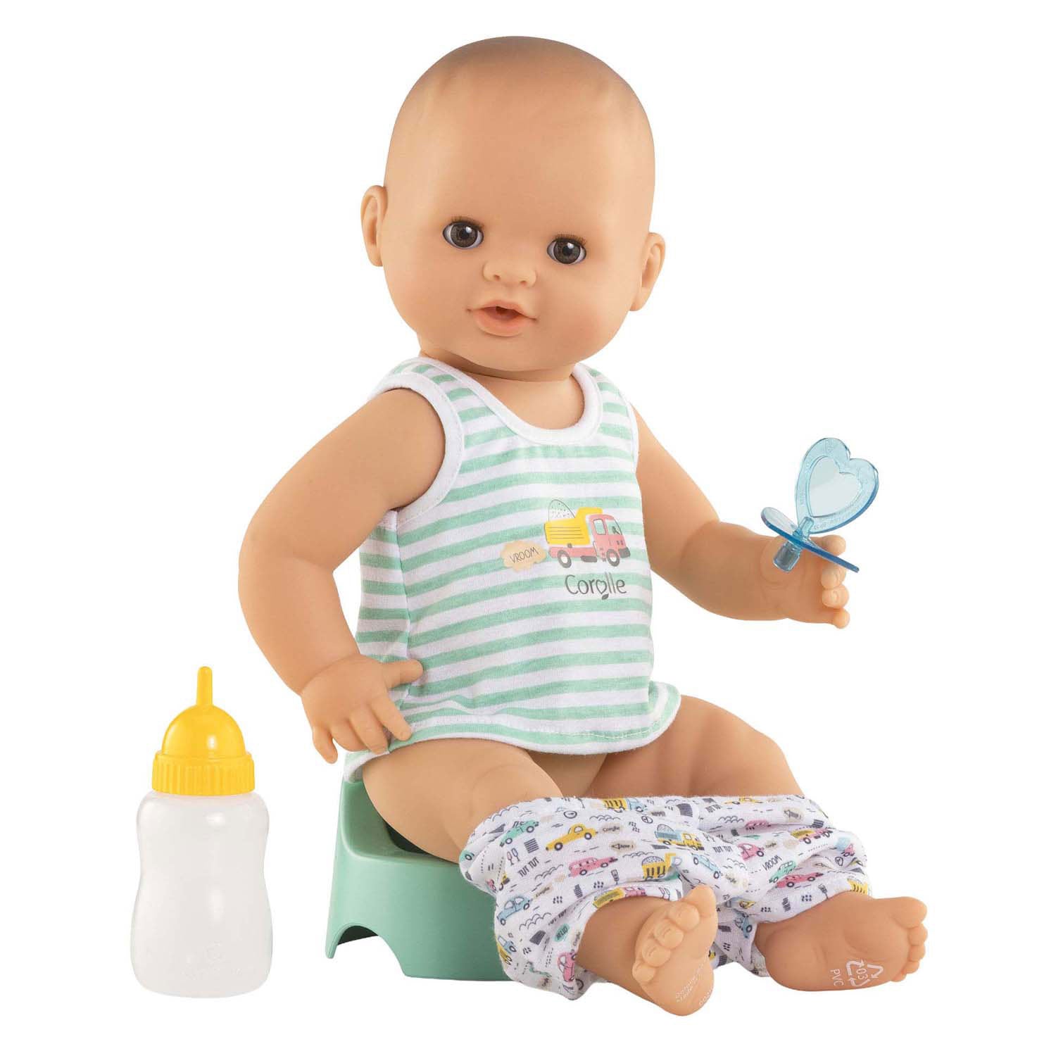 Corolle mon grande poupon poupée qui boit et fait pipi Paul - 36cm