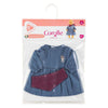 Robe en jean Corolle avec foulard petit explorateur - 30cm