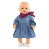 Robe en jean Corolle avec foulard petit explorateur - 30cm