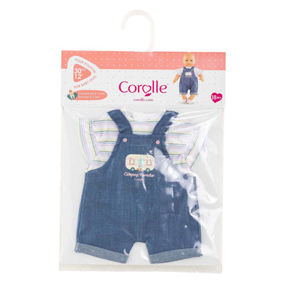 Corolle salopette en jean avec t-shirt petit explorateur - 30cm