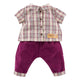 Chemise à carreaux avec pantalon Corolle petit explorateur - 30cm
