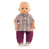 Chemise à carreaux avec pantalon Corolle petit explorateur - 30cm