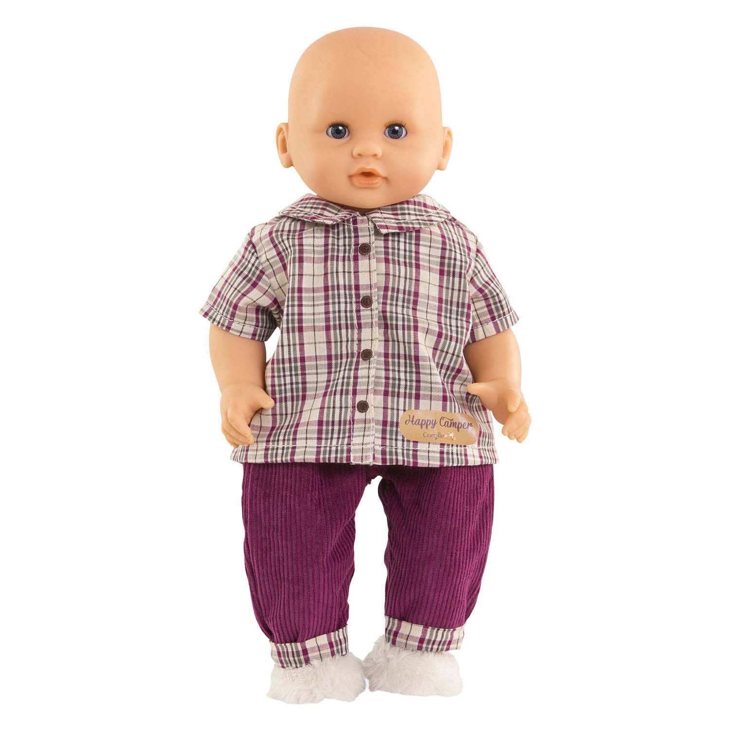Chemise à carreaux avec pantalon Corolle petit explorateur - 30cm