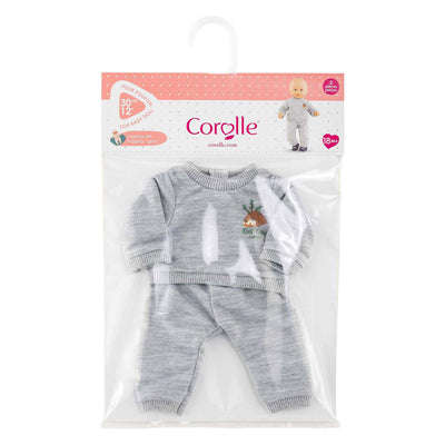 Survêtement jogging gris Corolle petit explorateur - 30cm
