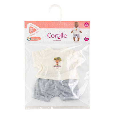 T-shirt Corolle avec short petit explorateur - 30cm