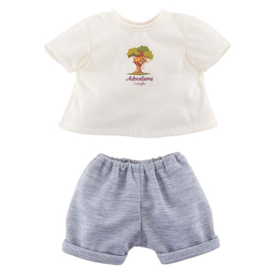T-shirt Corolle avec short petit explorateur - 30cm