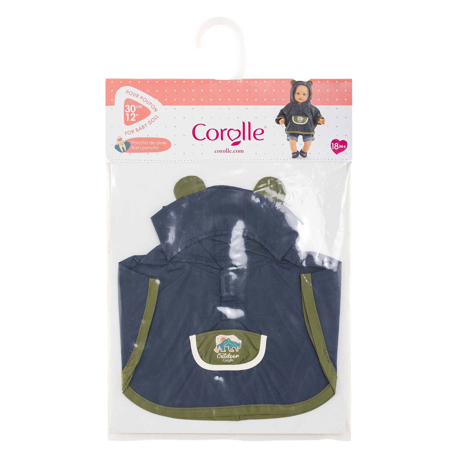 Poncho de pluie Corolle petit explorateur - 30cm