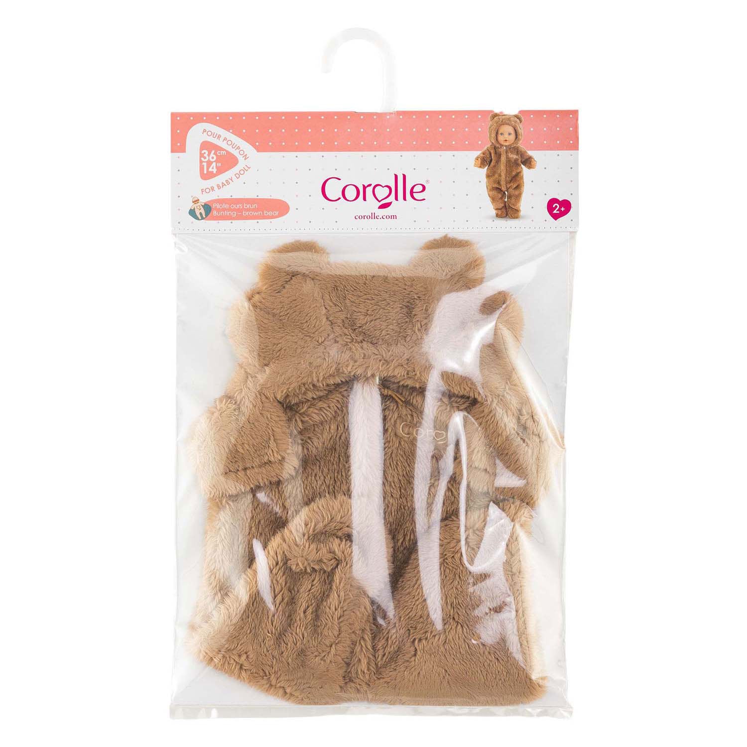 Combinaison Corolle ours brun bruant - 36cm