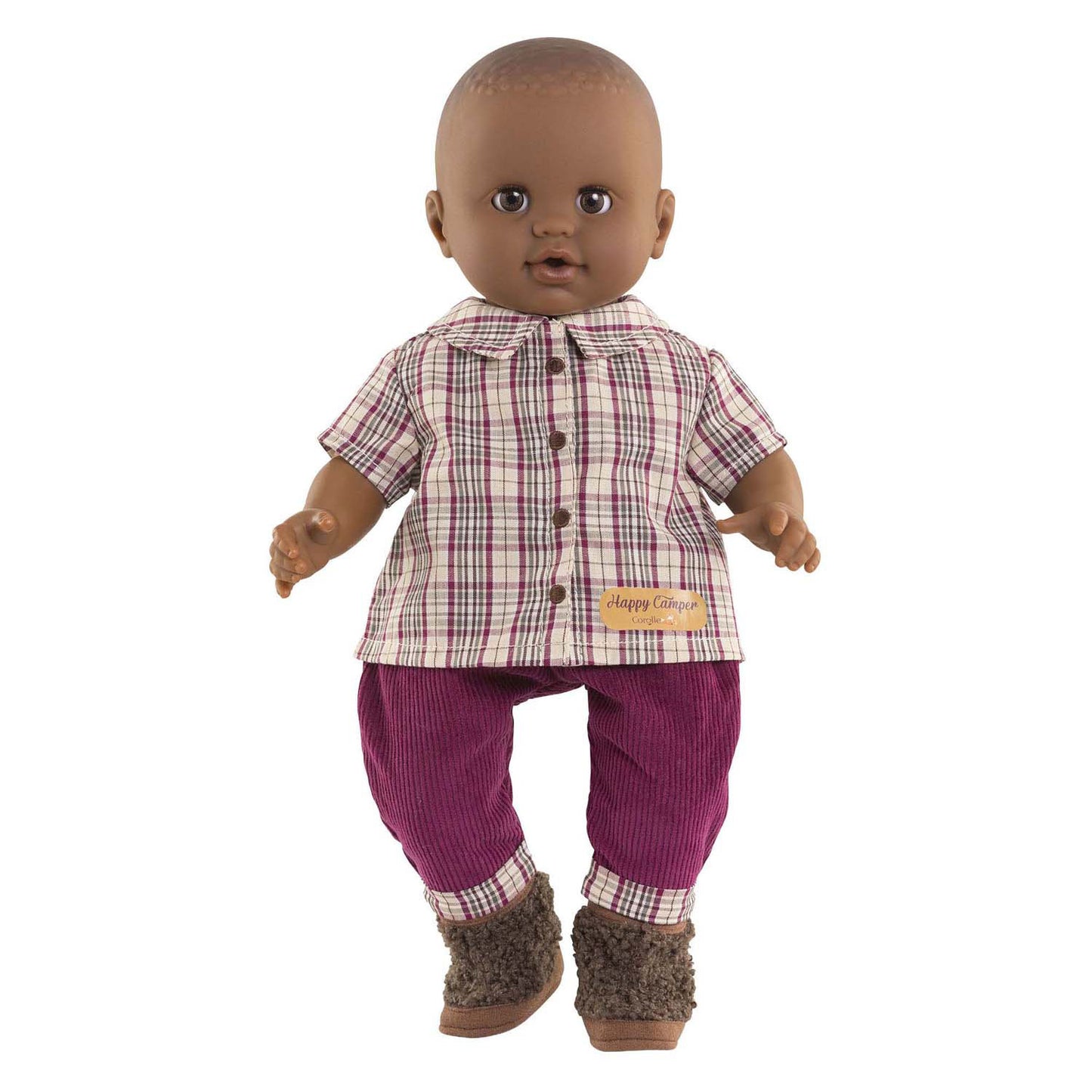 Chemise à carreaux avec pantalon Corolle petit explorateur - 36cm