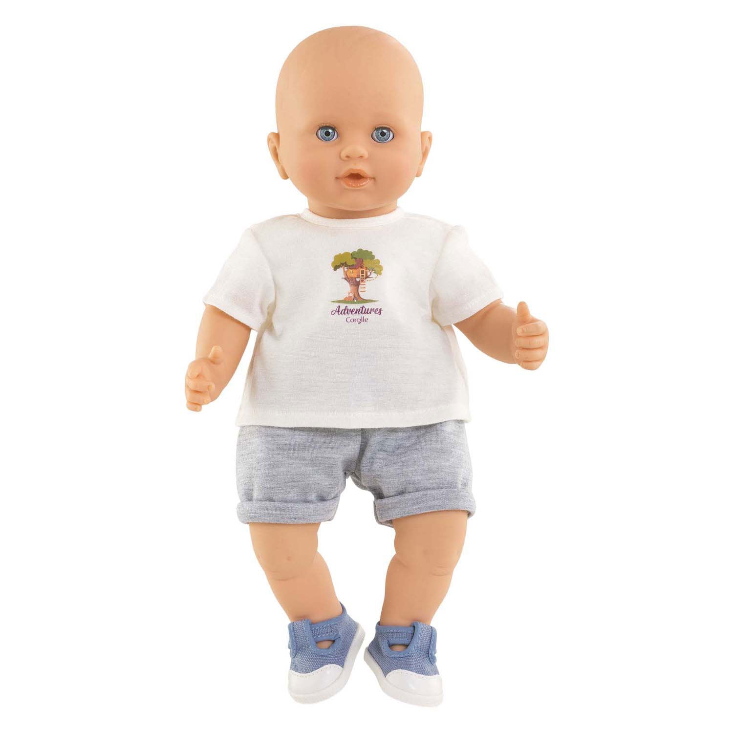 T-shirt Corolle avec short petit explorateur - 36cm