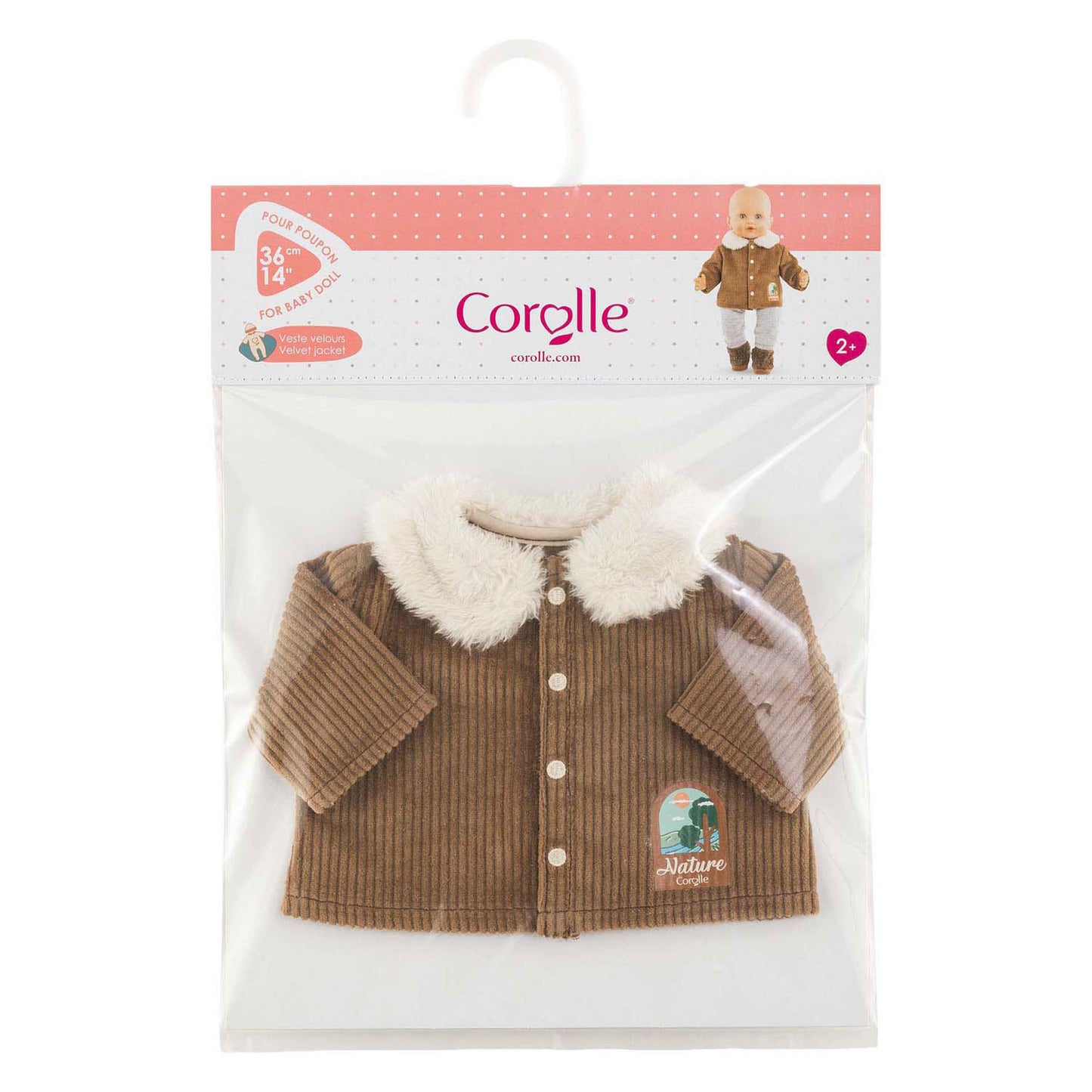Veste en velours Corolle petit explorateur - 36cm