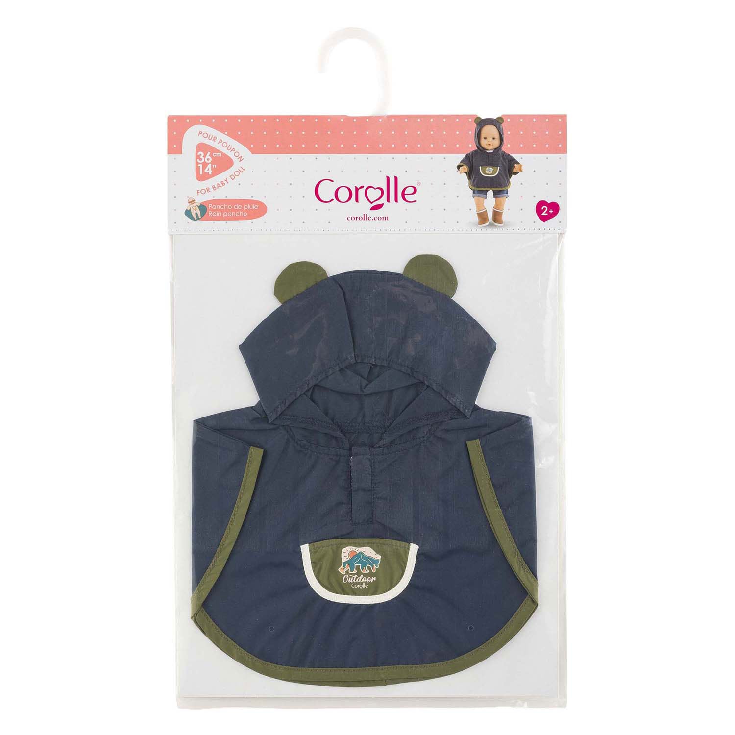 Poncho de pluie Corolle petit explorateur - 36cm