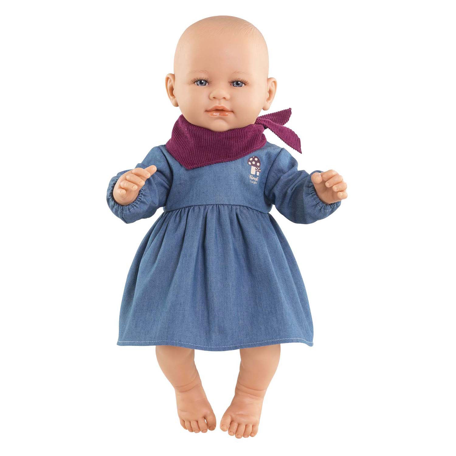 Corolle jeans poupée col avec écharpe petit explorateur - 42cm