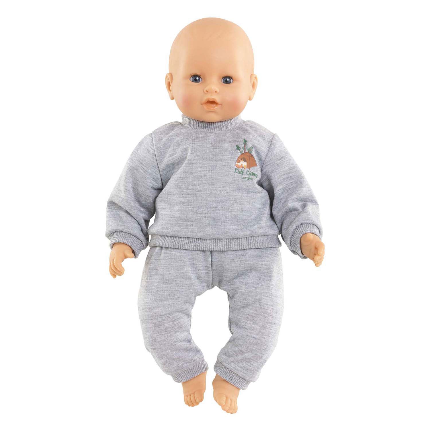 Jogging poupée gris Corolle petit explorateur - 42cm
