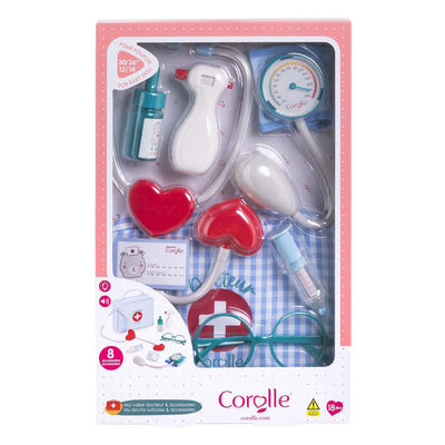 Trousse médecin Corolle avec 8 accessoires