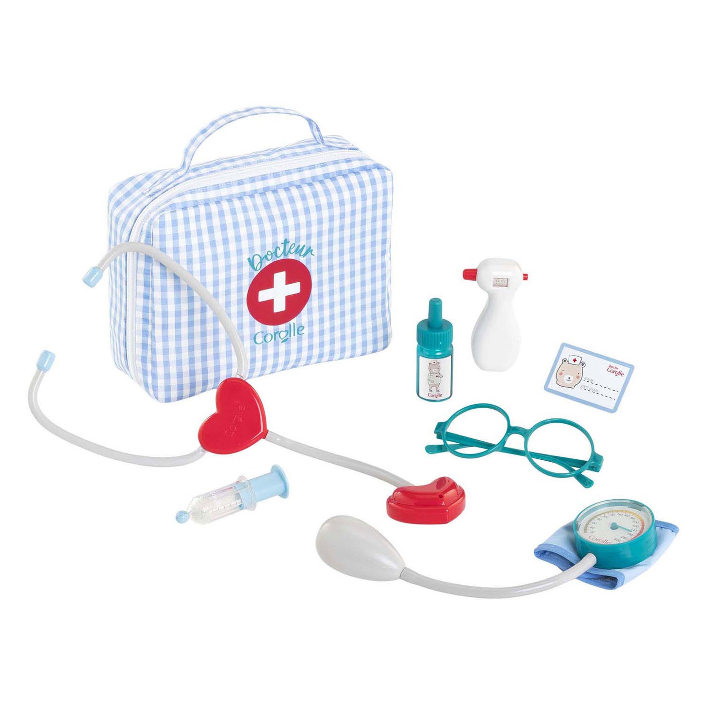 Trousse médecin Corolle avec 8 accessoires