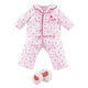 Pyjama et chaussons poupée Corolle ma - coeurs - 36cm