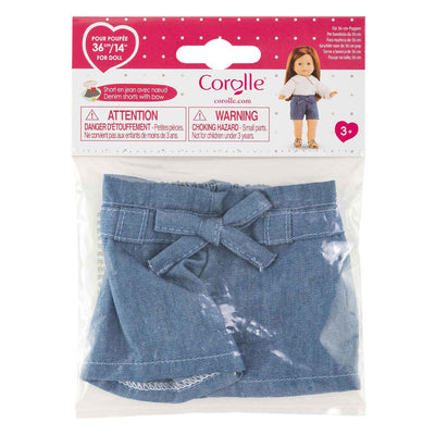 Corolle ma poupée short en jean avec noeud - 36cm