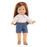 Corolle ma poupée short en jean avec noeud - 36cm - afbeelding 3