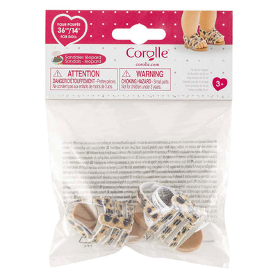Poupée Corolle ma sandales léopard - 36cm