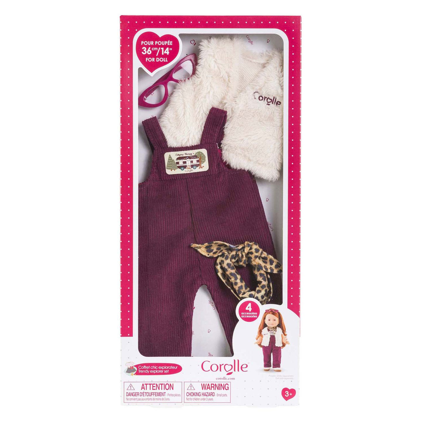 Parure explorateur Corolle ma chic - 36cm