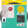 Modèle de disques abrasifs Wolfcraft | sic | k80 | ø225mm | 5 pièces - 5617000