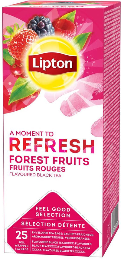 Lipton feel good sélection fruits des bois (6x25 pièces)
