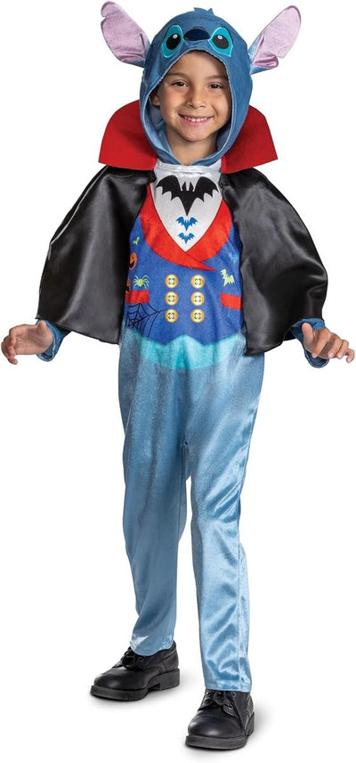 Déguisement disney lilo stitch costume de vampire classique bleu 5-6 ans