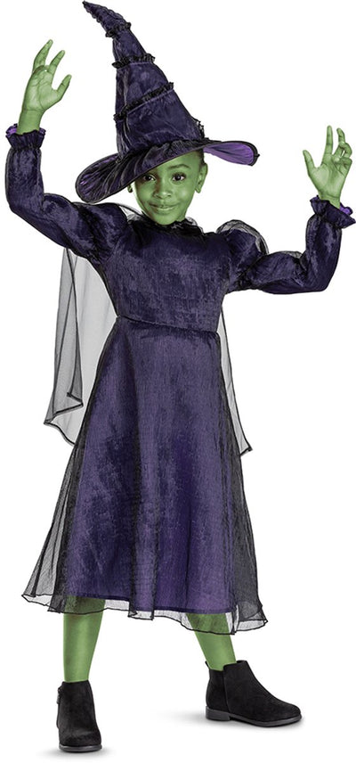 Déguisement méchant (nbc universal), elphaba deluxe, taille xs (3-4 ans), fille