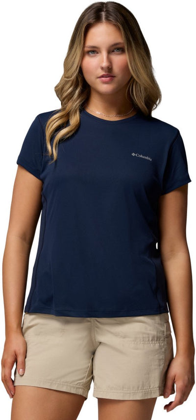 Chemise outdoor femme Columbia Zero Rules™ Light SS Crew - Collegiate Navy